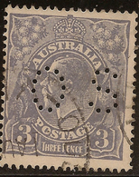 AUSTRALIA 1926 3d KGV OS SG O93 U #AIO463 - Dienstmarken