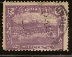 TASMANIA 1905 2d Red Lilac P11 SG 245fa U #AIO282 - Oblitérés