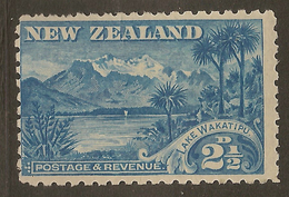 NZ 1898 2 1/2d Blue Wakatipu SG 260 UNHM #AIP114 - Unused Stamps