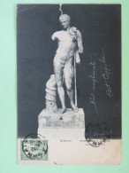 Greece 1917 Postcard ""Athenes - Hermes Statue"" To England - Brieven En Documenten