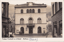 TRABEN TRABACH   A D MOSEL   RATHAUS   LA MAIRIE  CPA  CIRCULEE - Traben-Trarbach