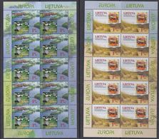 Europa Cept 1999 Lithuania 2v 2 Sheetlets  10x ** Mnh PROMOTION - 1999