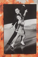 SOVIET FIGURE SKATERS Mishin And Moskvina. Figure Skating.  USSR. OLD PC 1969  - Rare! - Pattinaggio Artistico