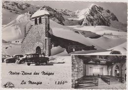 LA MONGIE,hautes Pyrénées,notre Dame Des Neiges,prés Campan,bagnère De Bigore,endroit Spirituel,moines,carte Photo - Campan