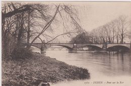 Cpa,allemagne,DUEREN,DUREN,rhénanie,,westphalie,pr és  Cologne,pont Sur La Roer En 1900,rare,ville Harald Schumacher - Dueren