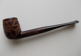 - Ancienne Pipe - Monaco - Pipe Sculptée - - Pipas En Madera De Brezo ( Bruyere)