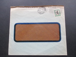 Schweiz Brief 1925 Pro Juventute Nr. 215 EF Courvoisier & Fils. Stempel: Biel (Bienne) Transit - Cartas & Documentos