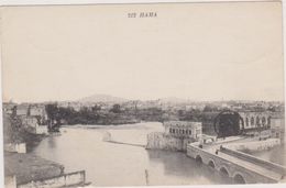 CARTE POSTALE ANCIENNE,ASIE,ASIA,SYRIE, SYRIA,HAMA EN 1928,HAMATH,EPIPHANIA,ROU E,MOULIN,VUE PANORAMIQUE - Siria
