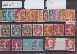 FRANCE  LOT TIMBRES - Other & Unclassified