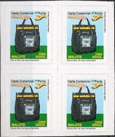 BRAZIL - BLOCK OF FOUR DEFINITIVES: EXPRESS MAIL (SELF-ADHESIVE) 2009 - MNH - Ungebraucht