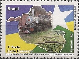 BRAZIL - STATE OF RONDÔNIA, RAILROAD MADEIRA-MAMORÉ (DEPERSONALIZED) 2009 - MNH - Unused Stamps