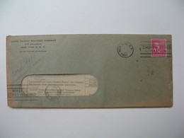 Lettre Perforé    Perfin   UP  Union Pacific Railroad Company  New York  1951 - Zähnungen (Perfins)