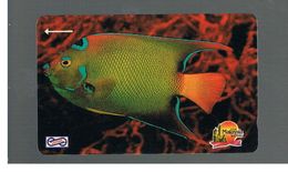 MALESIA  (MALAYSIA) -        FISHES: BLUE FISH  - USED - RIF. 10364 - Peces