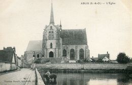 Ablis L'eglise Circulee En 19? - Ablis