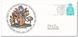 Nieuw Zeeland 1972, Prepaid Envelope, Welpex '72 National Stamp Exhibition, Special Stamping - Lettres & Documents