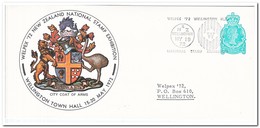 Nieuw Zeeland 1972, Prepaid Envelope, Welpex '72 National Stamp Exhibition, Special Stamping - Briefe U. Dokumente