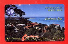 ANTIGUA & BARBOUDA: 1992 ANT-5A "Dickenson Bay" 40$ CN:5CATA. Old (1992) & Rare (24.000ex). Used - Antigua And Barbuda