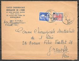 FRANCE Lettre 2éme échelon Tarif Du 06/01/1959 . - Postal Rates