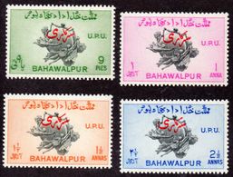 British India Bahawalpur Yv# 25/28 MNH Complete Set - Bahawalpur