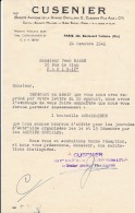 Ancien Courrier Liqueur Cusenier Paris 1945 - Levensmiddelen