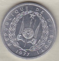 DJIBOUTI 1 FRANC ESSAI 1977 KM# E 1 - Dschibuti