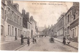 CPA PAS DE CALAIS. SAMER.LA RUE DU BREUIL N°15 - Samer