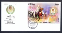 Libya/Libye 2017 - FDC - Martyr's Day - Omar Mokhtar - MNH** - Libya