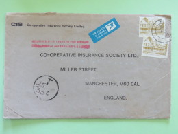 South Africa 1982 Cover To England - Melrose House - Due Tax Cancel - Covers & Documents