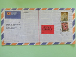 South Africa 1982 Express Cover To Germany - Protea Flowers - Brieven En Documenten