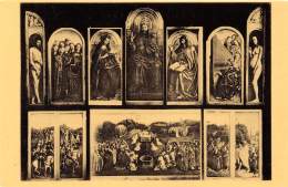 Delcampe - VAN EYCK (Hubert Et Jan) - Retable De L'Agneau Mystique (Ensemble Du Retable Ouvert) - Gand, Eglise Saint-Bavon - Malerei & Gemälde