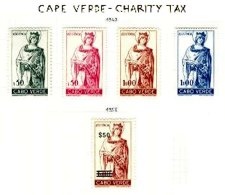 CAPE VERDE, Charity Tax, PB 1/5, * MLH, F/VF, Cat. €29 - Ungebraucht