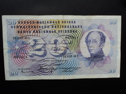 SUISSE : 20 FRANKEN   23.12.1965   P 46m   Signature 44     TTB * - Zwitserland