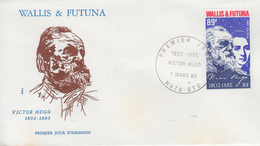 Enveloppe  FDC  1er  Jour    WALLIS  Et  FUTUNA     Victor   HUGO   1985 - FDC