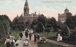 PORTSMOUTH                 Town Hall From Park - Portsmouth