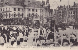ORLEANS. - FÊTES DU 500è ANNIVERSAIRE DE JEANNE D'ARC (8 Mai 1912). Ensemble De La Place Du Martroi - Orleans