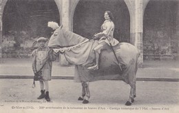 ORLEANS. - FÊTES DU 500è ANNIVERSAIRE DE JEANNE D'ARC (8 Mai 1912).  Jeanne D'Arc - Orleans