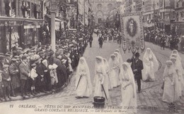 ORLEANS. - FÊTES DU 500è ANNIVERSAIRE DE JEANNE D'ARC (8 Mai 1912). Les Enfants De Marie - Orleans