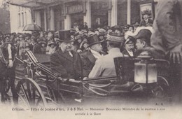 ORLEANS. - Fêtes De Jeanne D'Arc. - Monsieur Bonnevay Ministre De La Justice à Son Arrivée à La Gare - Orleans