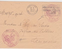 MADAGASCAR 1955 LETTRE EN FRANCHISE DE TAMATAVE SERVICE DE L'AGRICULTURE - Lettres & Documents