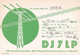 CARTOLINA - POSTCARD - GERMANIA - RADIO AMATORI WIPPERFUERTH - Wipperfürth