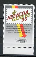 HELVETIA 90 GENEVE 1990 ** - Exposiciones Filatelicas