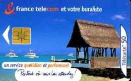 Télécarte 50 : France Telecom Et Votre Buraliste (2001) - Opérateurs Télécom