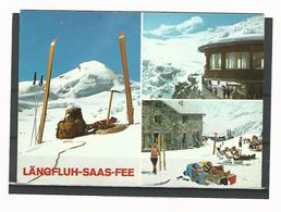 CARTE POSTALES SUISSE SAXO  LÄNGFLUH  2870 M ALLALINHORN 4027 M  SAAS FÉE - Saas Im Prättigau