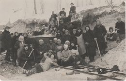 Foto AK Eisenbahn Zug Bauarbeiten Linie Dzelzceļš Liepaja Libau Лиепая Saldus Frauenburg Riga Kurland Lettland Latvija - Lettonie