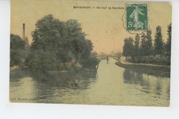 BERLAIMONT - Ile Sur La Sambre (carte Toilée ) - Berlaimont