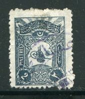 TURQUIE- Y&T N°110- Oblitéré - Used Stamps