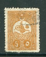 TURQUIE- Y&T N°120- Oblitéré - Used Stamps