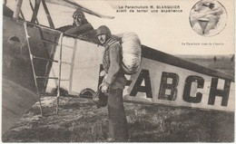 Le Parachutiste M Blanquier Avant De Tenter Une Xpérience - Parachutisme