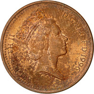 Monnaie, Grande-Bretagne, Elizabeth II, Penny, 1996, TTB, Copper Plated Steel - 1 Penny & 1 New Penny