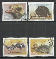 SWA - SOUTH WEST AFRICA - CPL. SET - USED OBLITERE GESTEMPELT USADO - Struisvogels